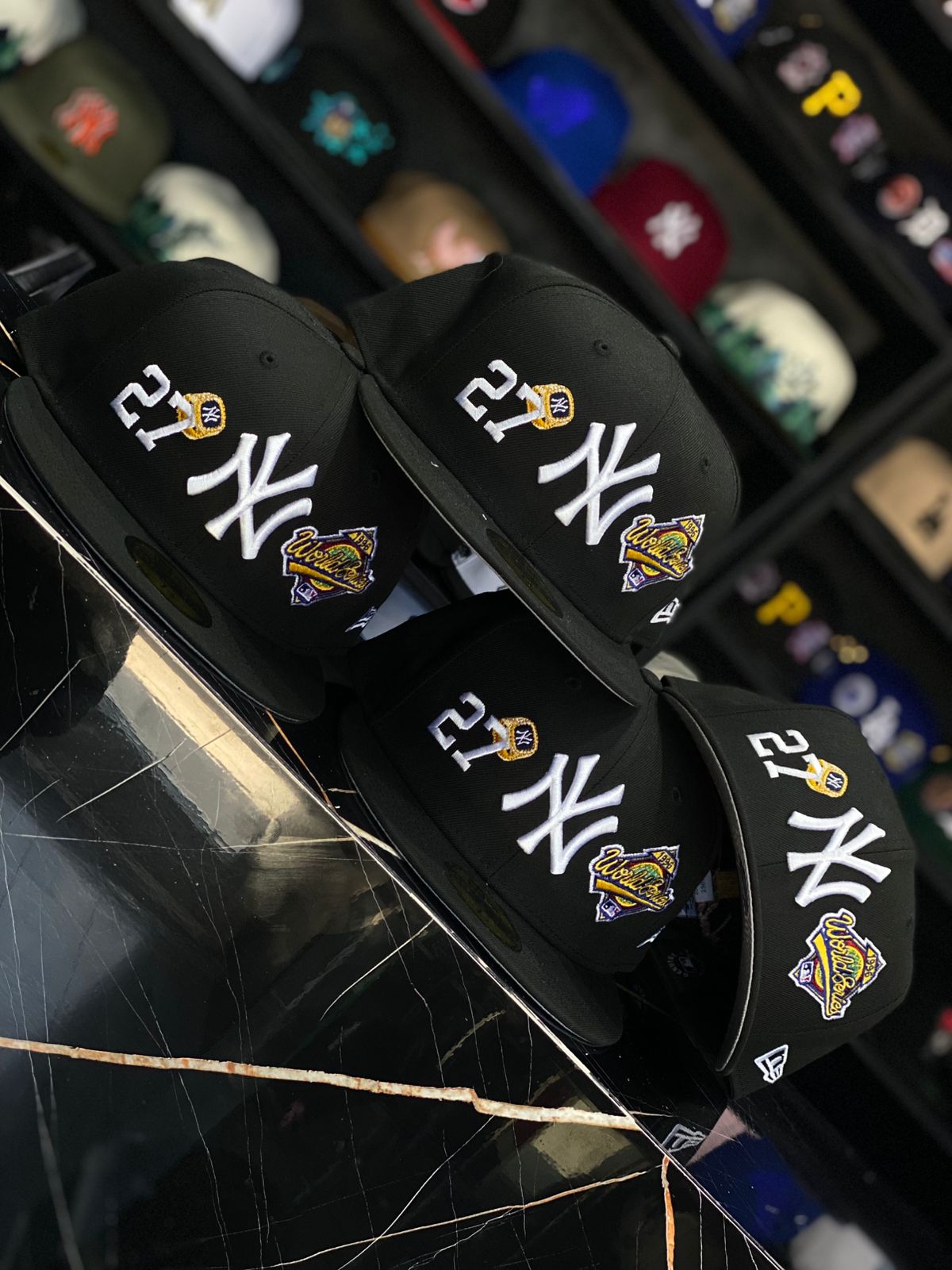 NEW ERA YANKEES NEGRA WORLD SERIES