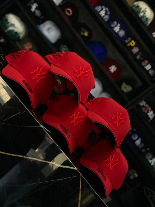 NEW ERA 9 FORTY YANKEES ROJA