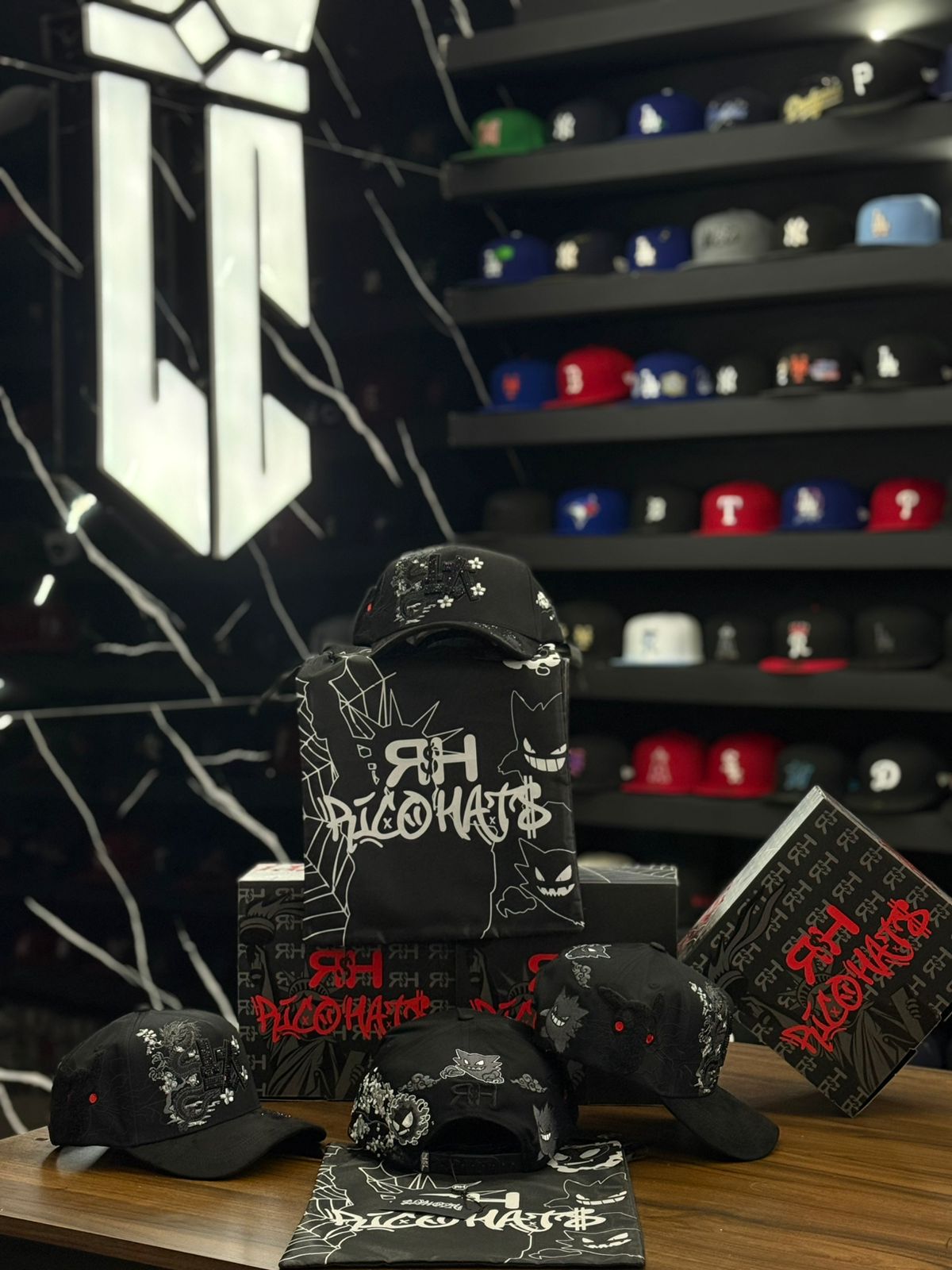 Rico Hats 'Shadow Black'